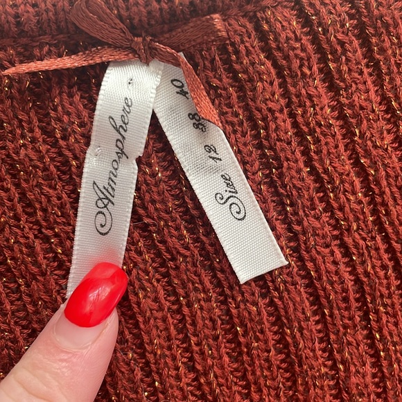 💚3/$15💚 ATMOSPHERE | Size Small | crochet knit sparkle dress - Picture 2 of 7